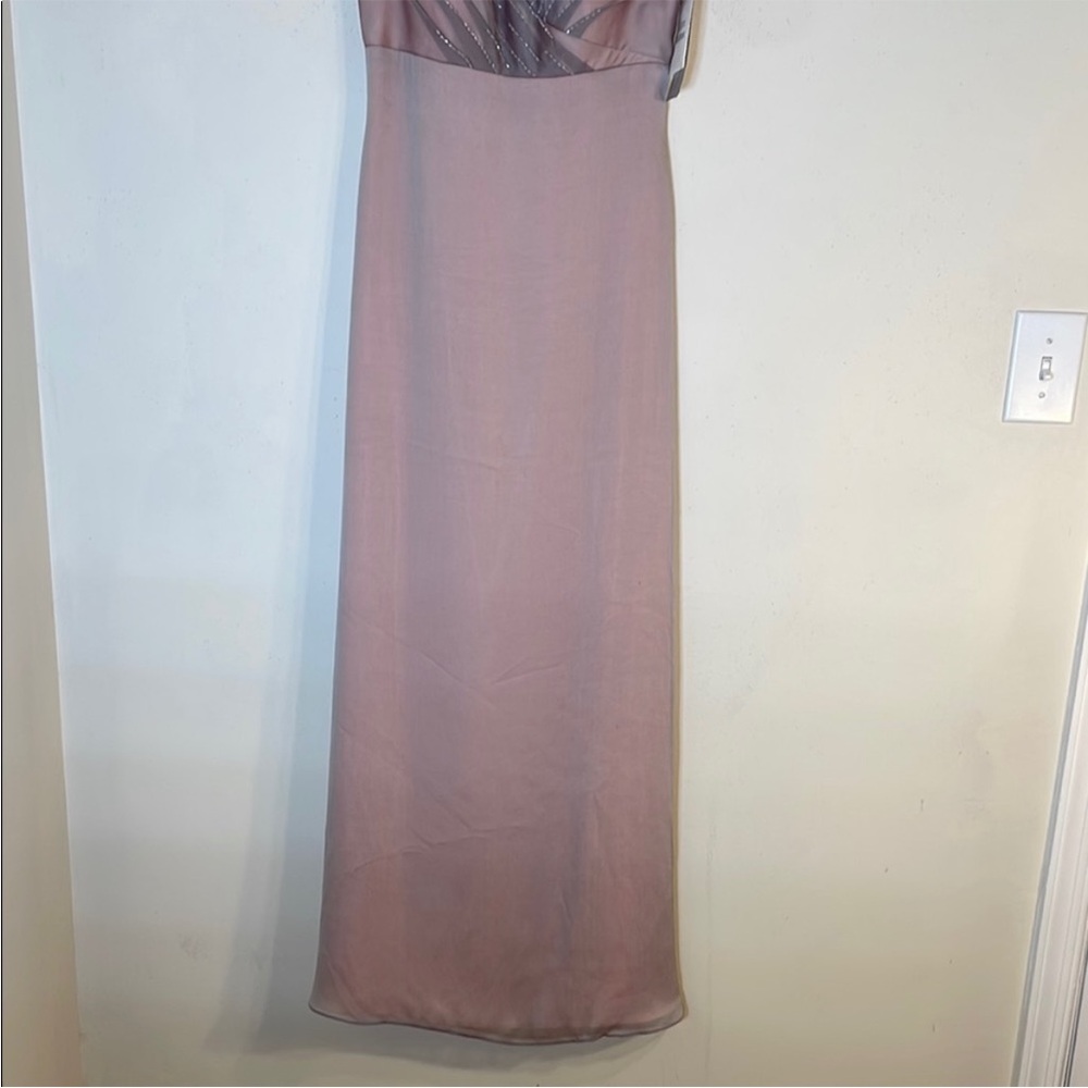 Adrianna Papell Beaded Empire Waist Gown with Body Wrap. 6. NWT. $298! - Picture 6 of 13